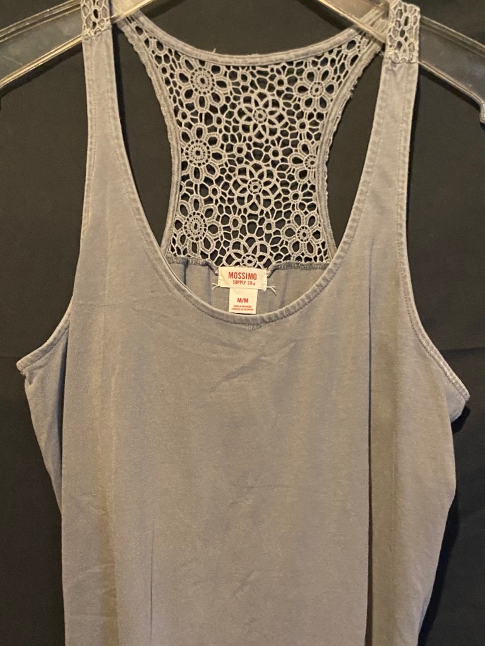 Mossimo size M lace back tank